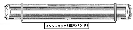 屋外用LED照明フィールドライトを結束バンドで簡単に取り付けている画像